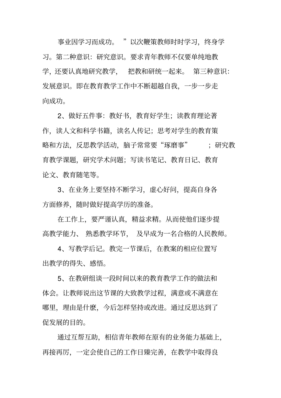 指导青年教师工作计划_第2页
