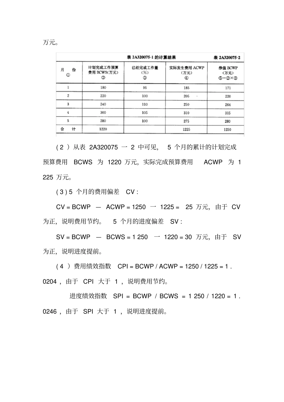 挣值法计算及例题_第2页