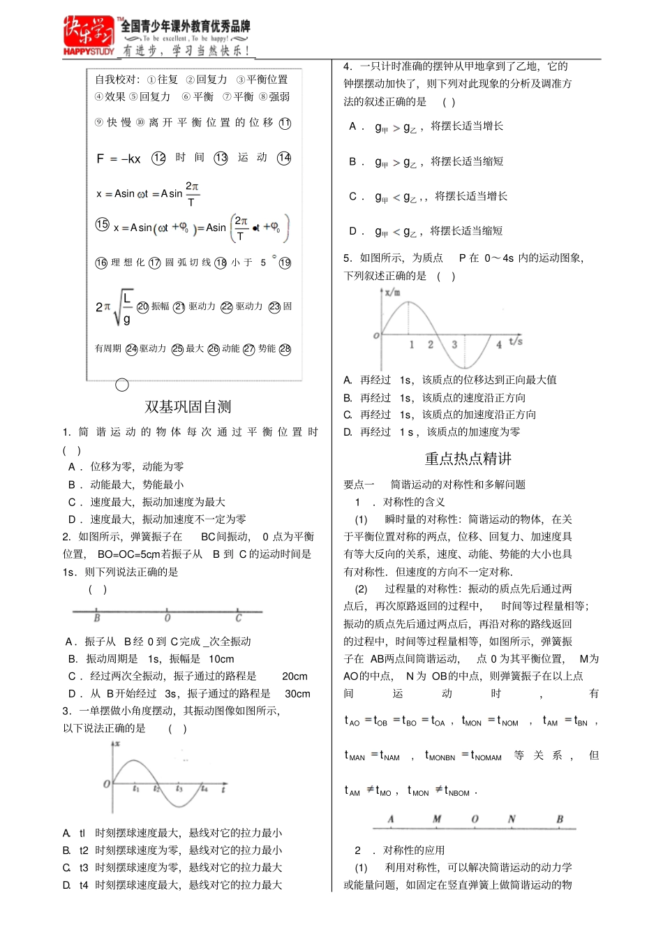 振动和波相对论简介汇总_第2页