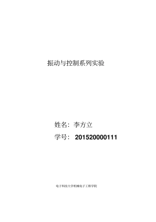 振动试验报告讲解