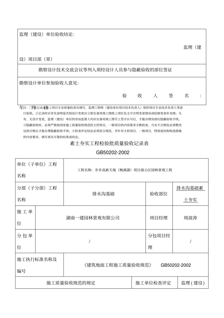 排水沟基础检验批_第3页
