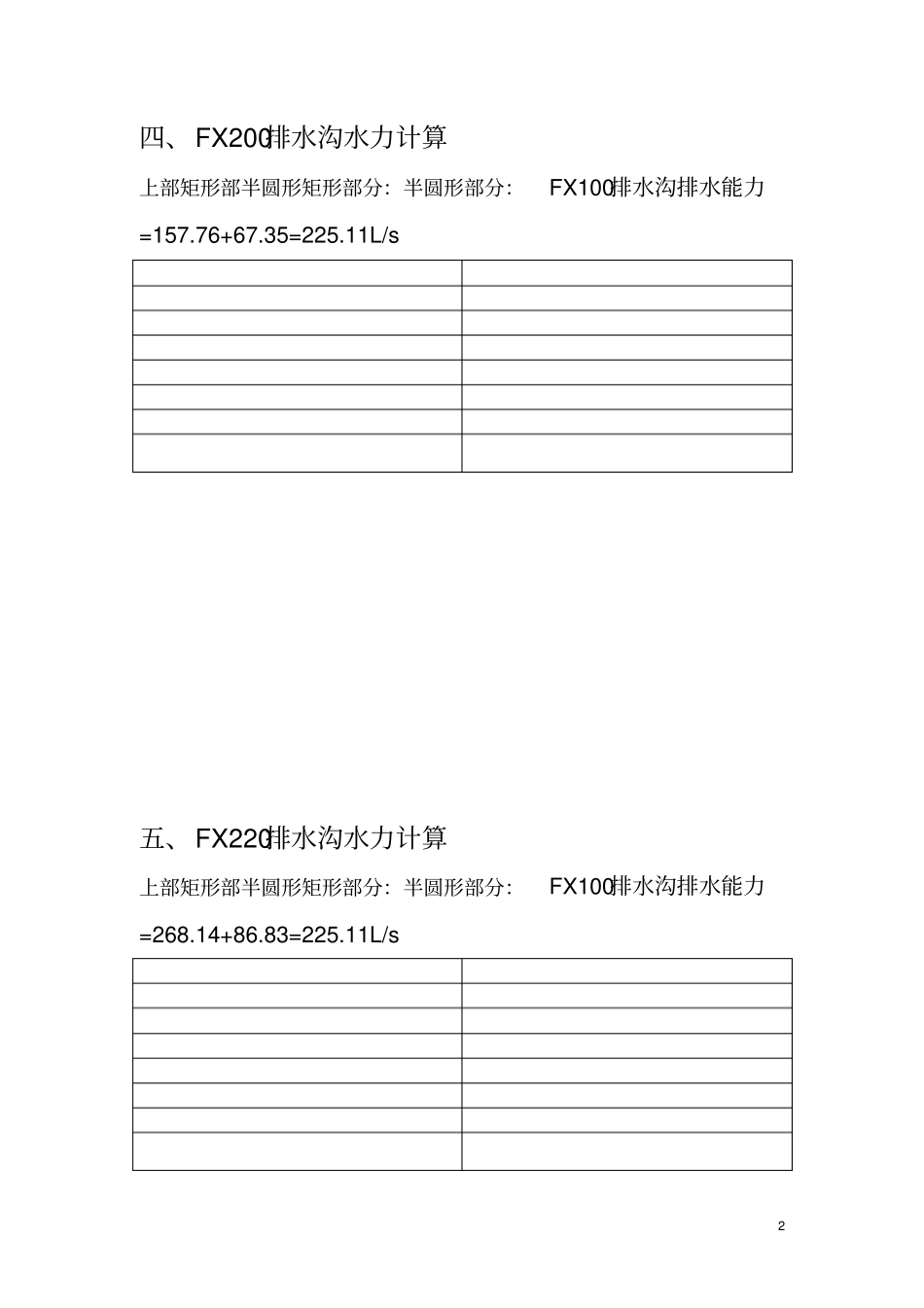 排水沟排水能力计算。_第2页