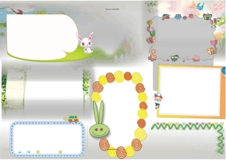 排版不固定电子小报模板可以编辑