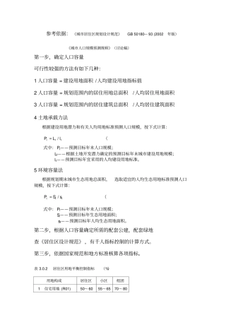 控制性详细规划指标计算方式参考