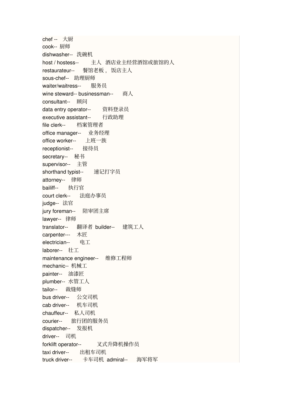 推荐各种职业名称_第2页