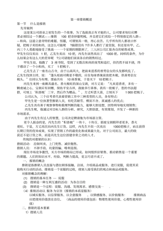 推销概述、推销模式