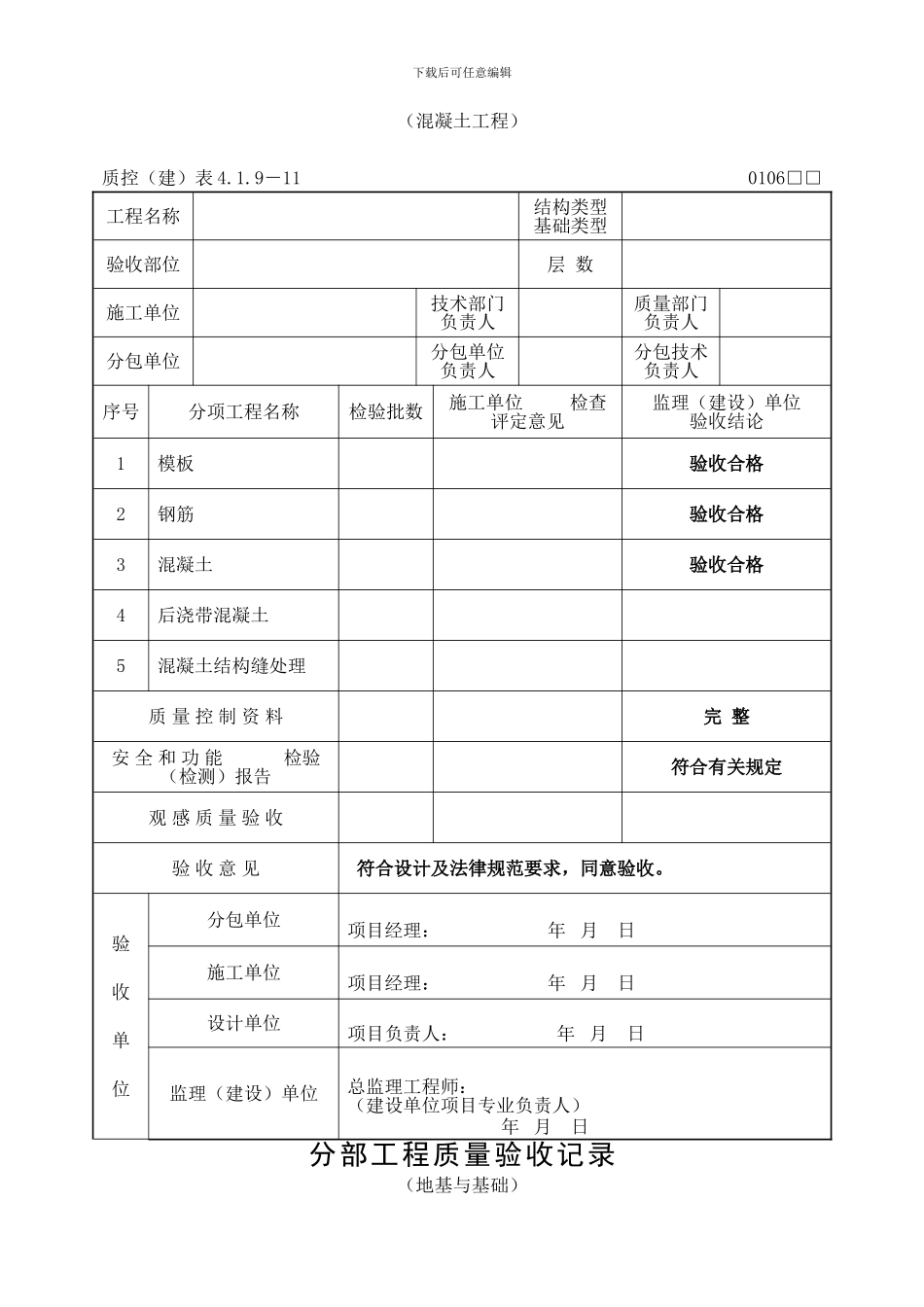 单位工程-分部工程验收记录_第2页