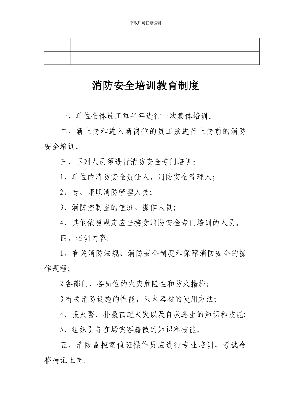 单位消防安全管理制度档案._第3页