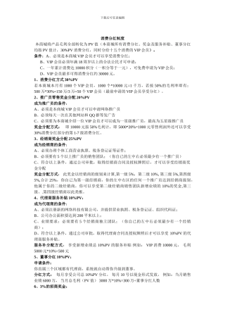 厂家网奖金分配制度