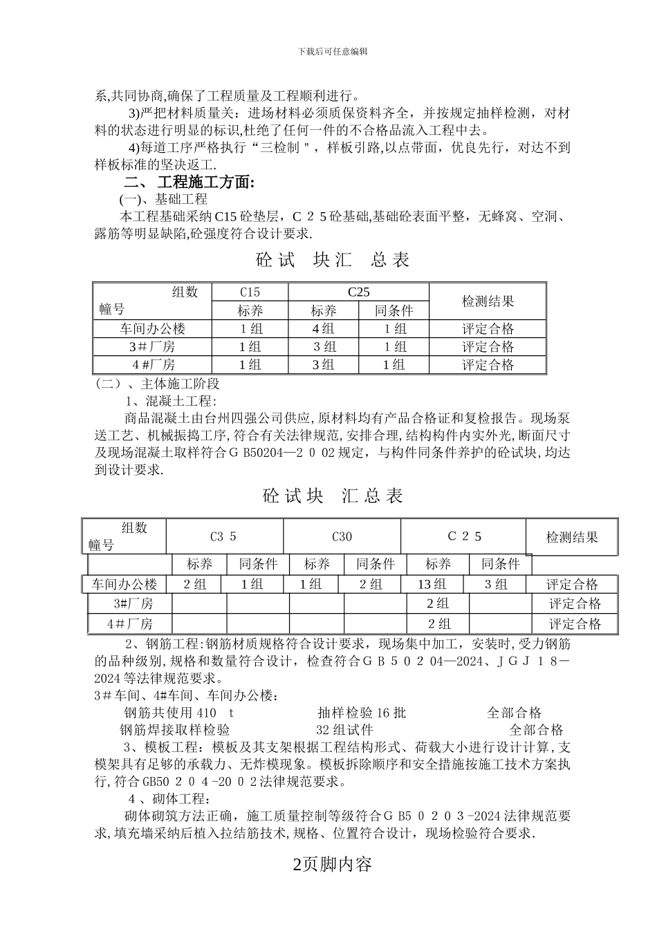 厂房工程竣工验收_第2页