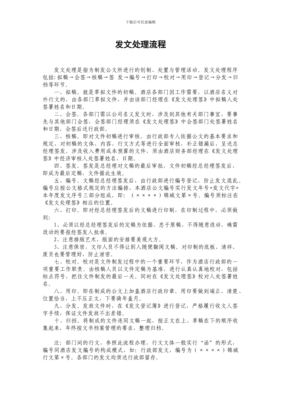 发文处理流程_第1页