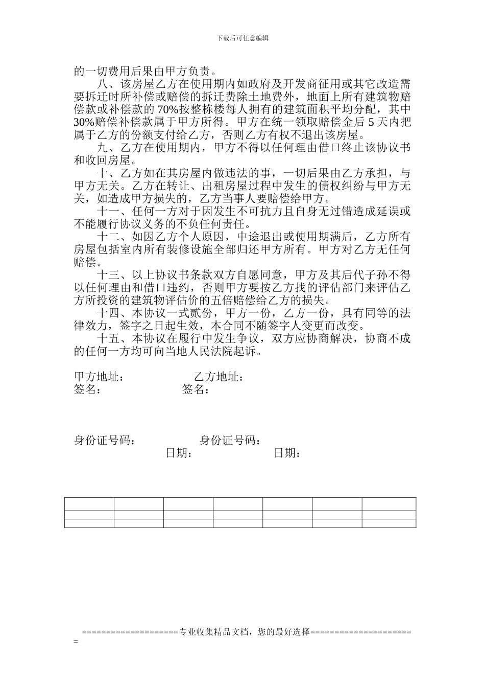 合作建房协议书1_第2页