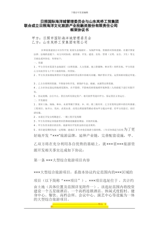 合作融资合同doc