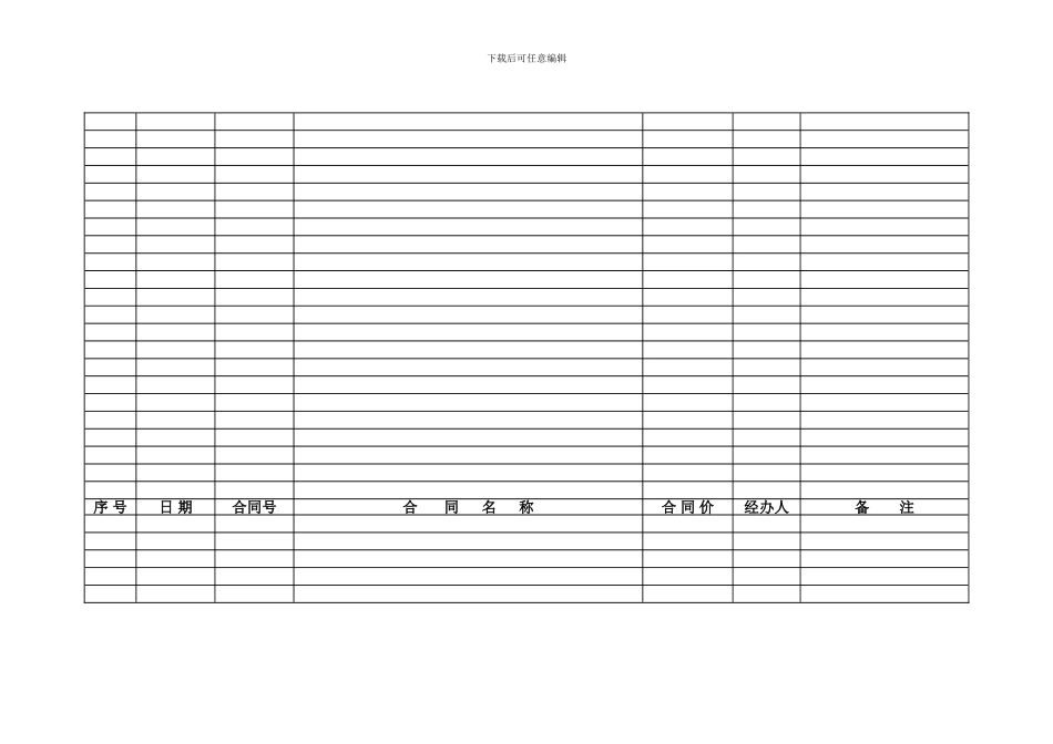 合同台帐登记表_第3页