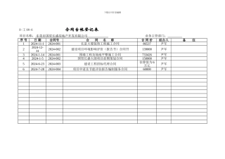 合同台帐登记表