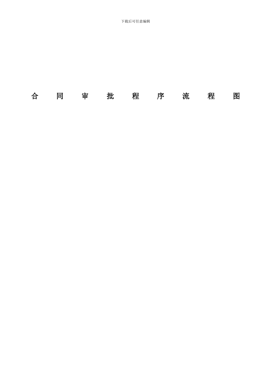 合同审批程序流程图_第1页