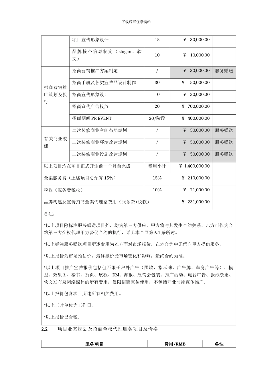 商业地产服务合同_第3页