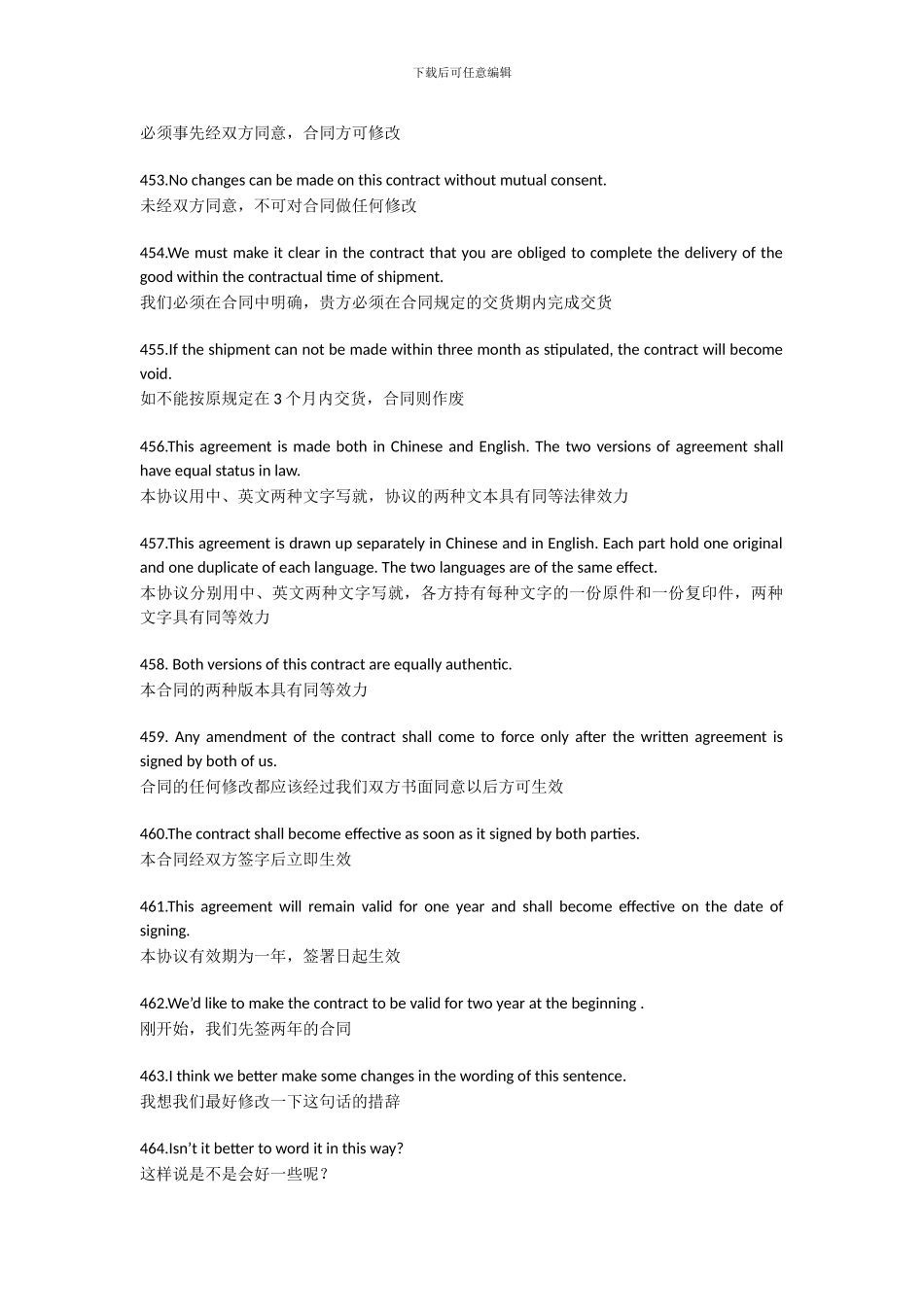 商务英语口语900句-Unit-16-合同_第2页