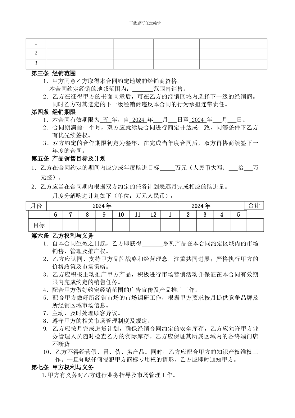 商品销售合同书_第3页