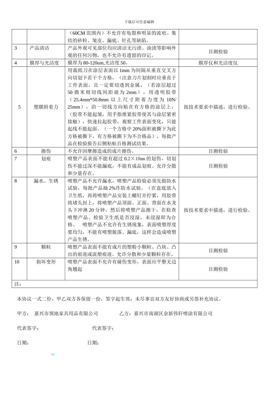 喷塑加工协议书_第2页