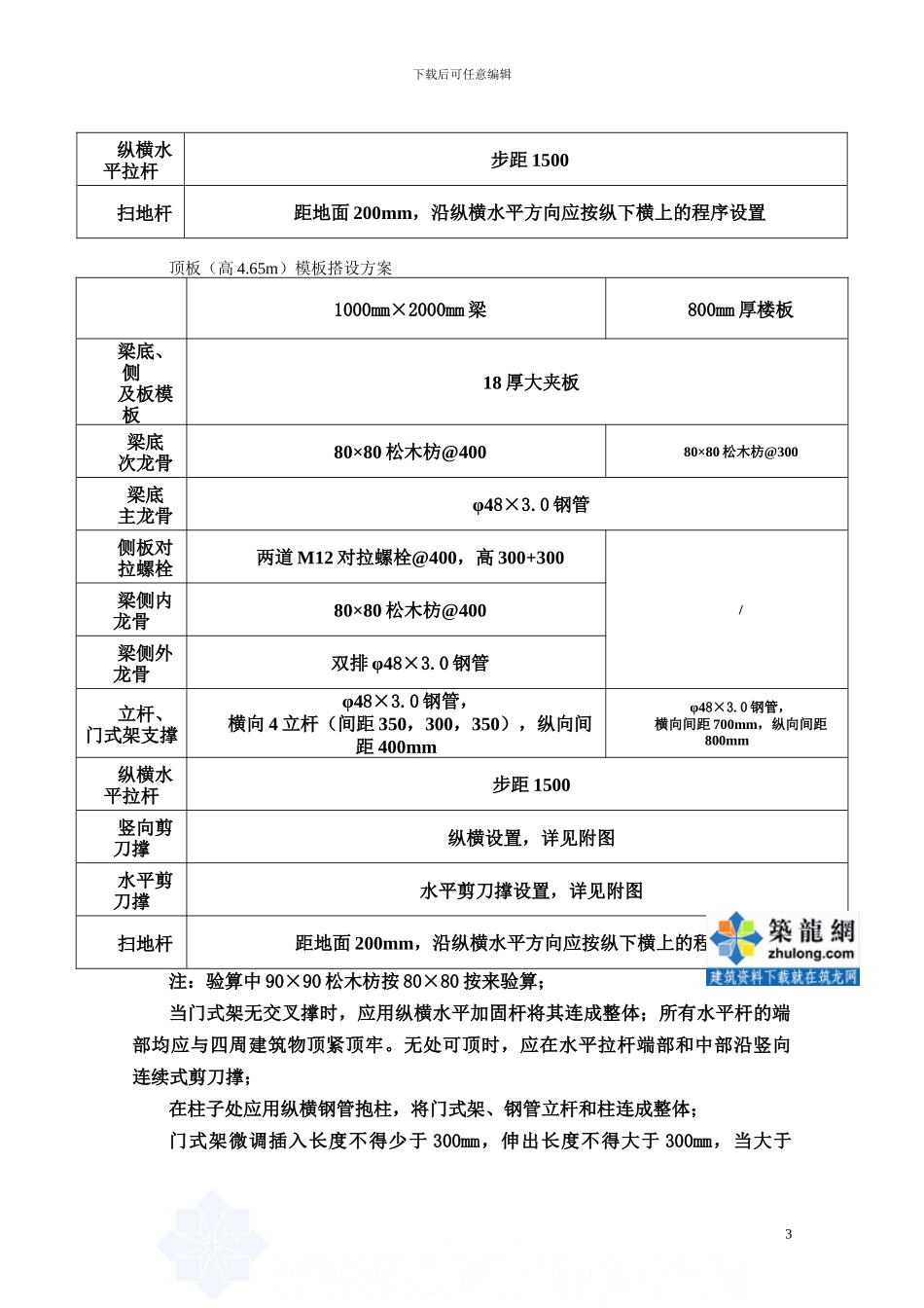 地铁车站主体结构高大模板施工方案-secret60729_第3页