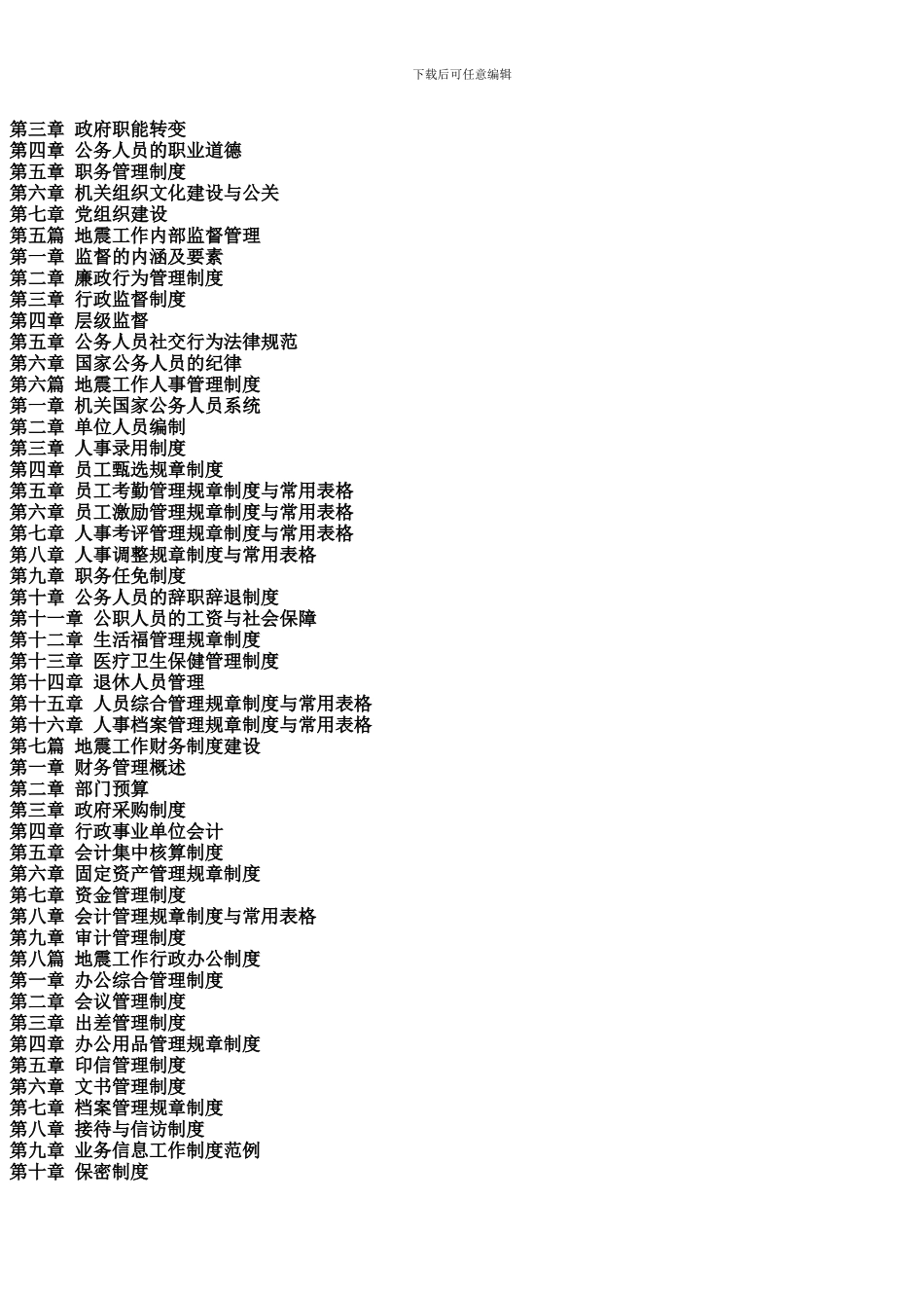 地震工作管理规章制度全集_第2页