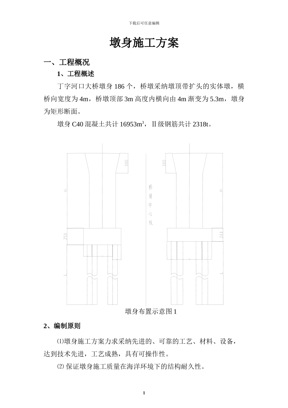 墩身施工方案_第1页