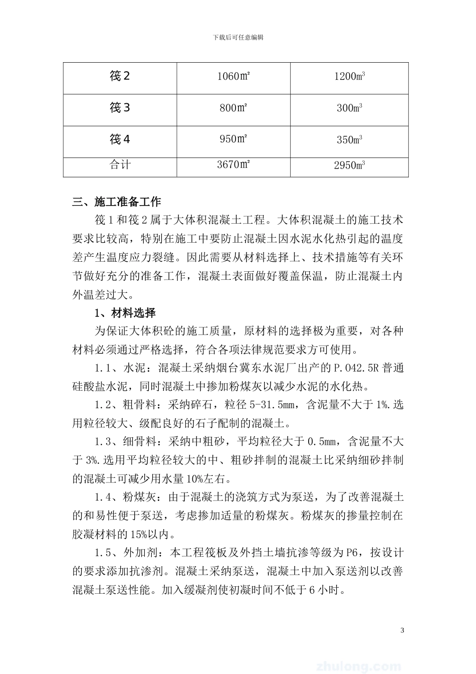 大体积施工方案_第3页