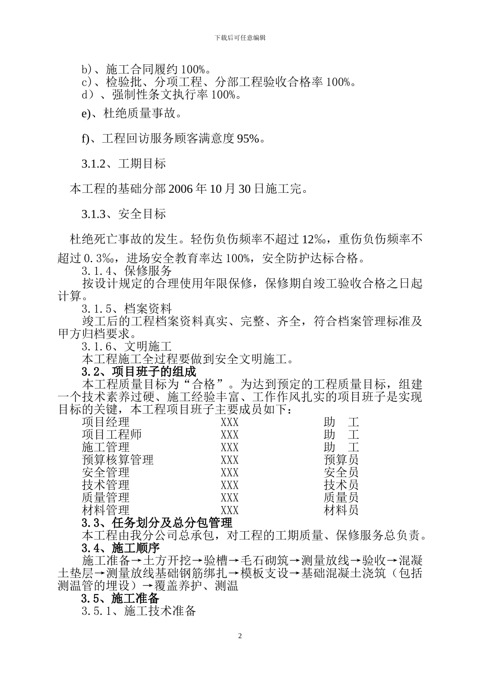 大体积混凝土施工方案(实例)_第2页