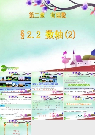 七年级数学上册 2.2数轴第2课时课件 青岛版 课件