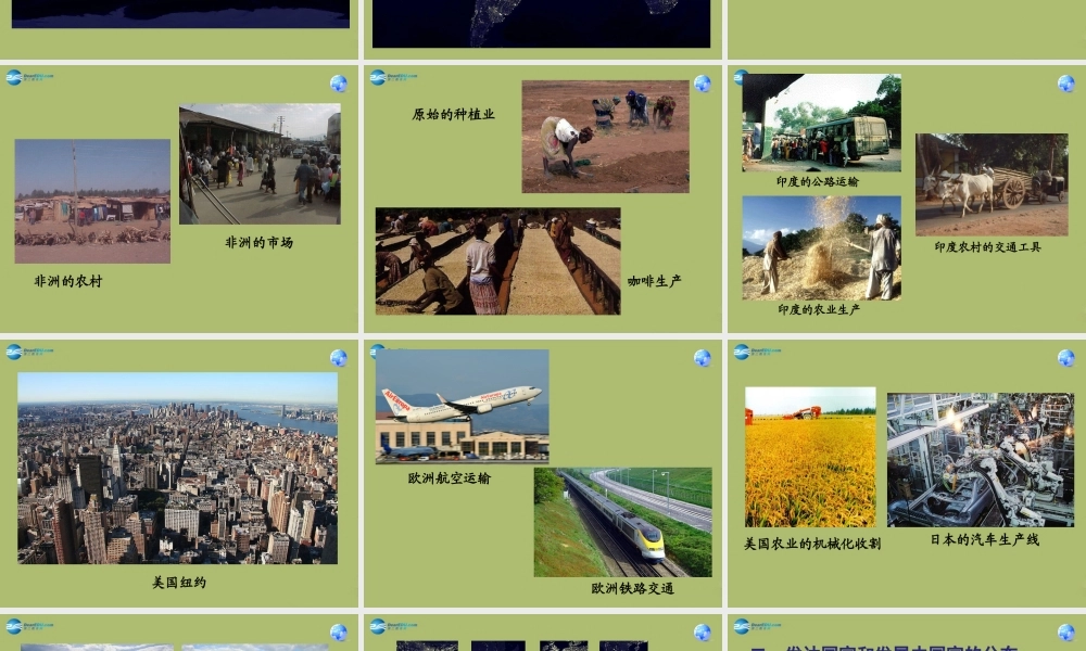 七年级地理上册 第5章 发展与合作课件 新人教版 课件