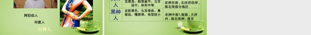七年级地理上册 3.2 世界的人种课件2 湘教版 课件