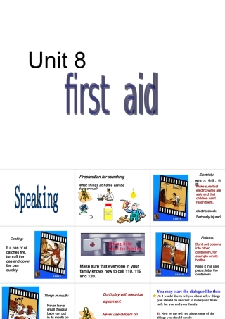 Unit8 First aid二 人教版 课件