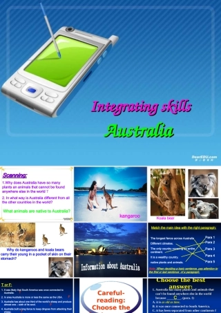 Unit3 Australia高三英语课件 新课标 人教版 课件