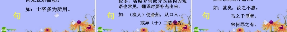 中考语文 文言文阅读课件 人教新课标版 课件