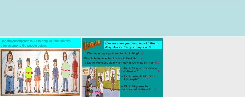 Unit 3 Troubles listening 七年级英语上：Unit 3 Troubles Language & listening课件上海牛津版