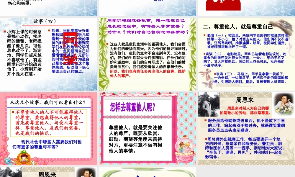 七年级政治第一课 做自尊自信的人课件人教版 课件