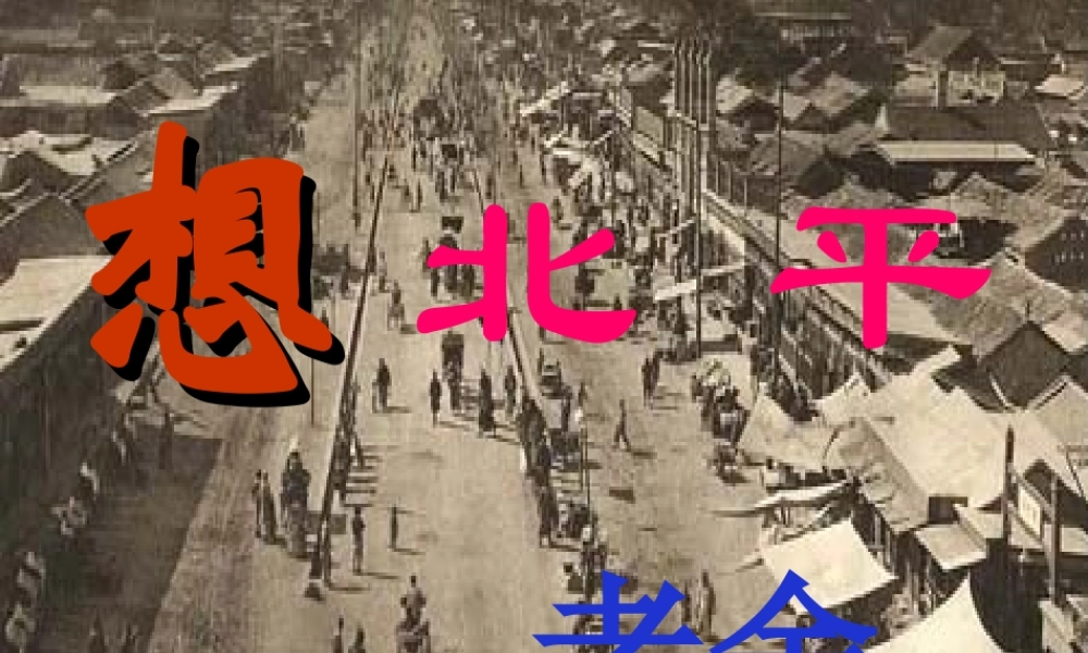 _高二语文上册想北平课件华东师大版 课件