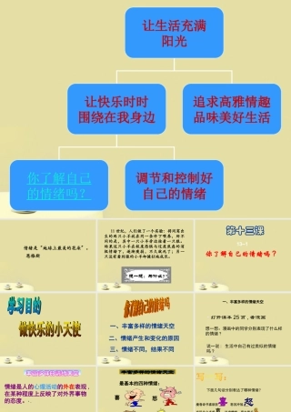 七年级政治下册 13.1(你了解自己的情绪吗 )课件 鲁教版 课件