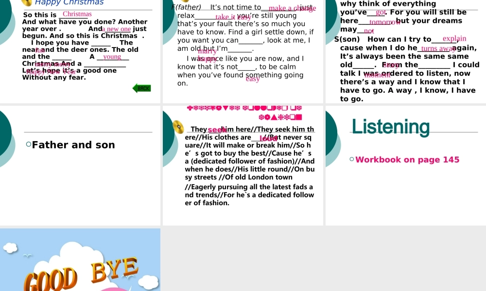 w &s&L 人教版高一英语上学期Unit11全部课件[整理]