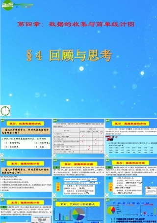 七年级数学上册 §4 回顾与思考课件 青岛版 课件