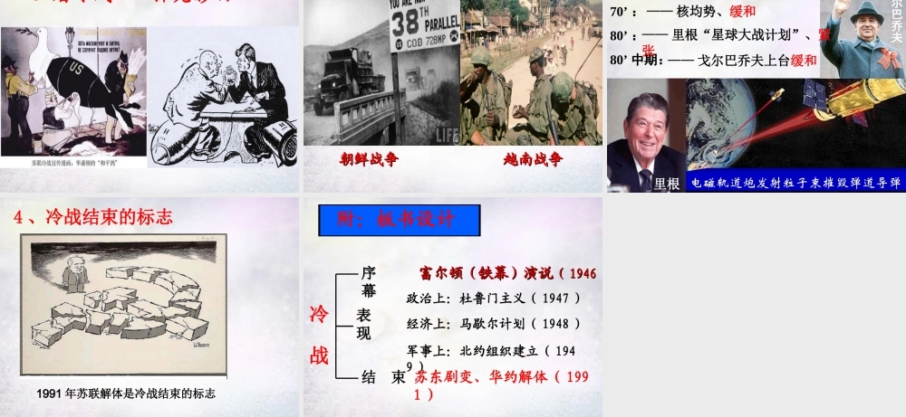 九年级历史下册 第10课 冷战与热战课件 北师大版 课件