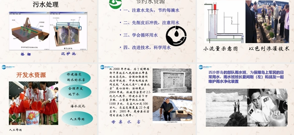 九年级化学上册 第四单元 课题1 爱护水资源课件2 (新版)新人教版 课件