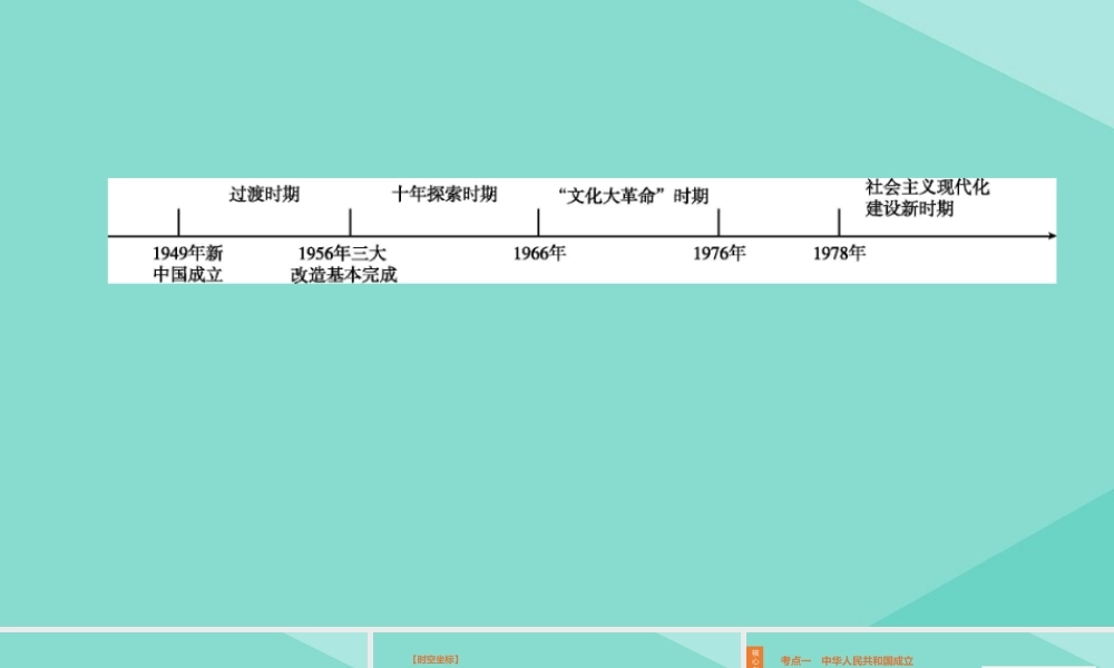 (呼和浩特专版)中考历史复习方案 第二部分 中国现代史 第07课时 中华人民共和国的成立和巩固课件