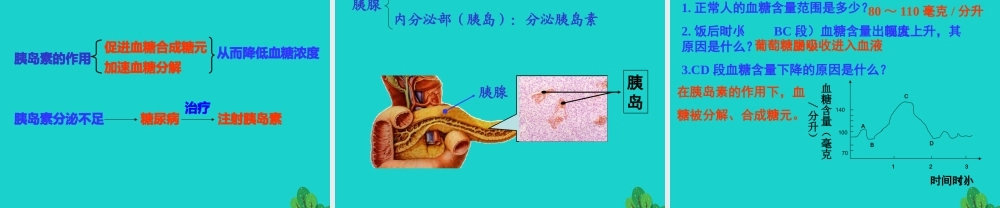七年级生物下册 第三单元 第五章 第一节 人体的激素调节课件 (新版)济南版 课件