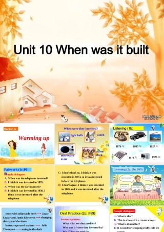 Unit10 When was it built 课件