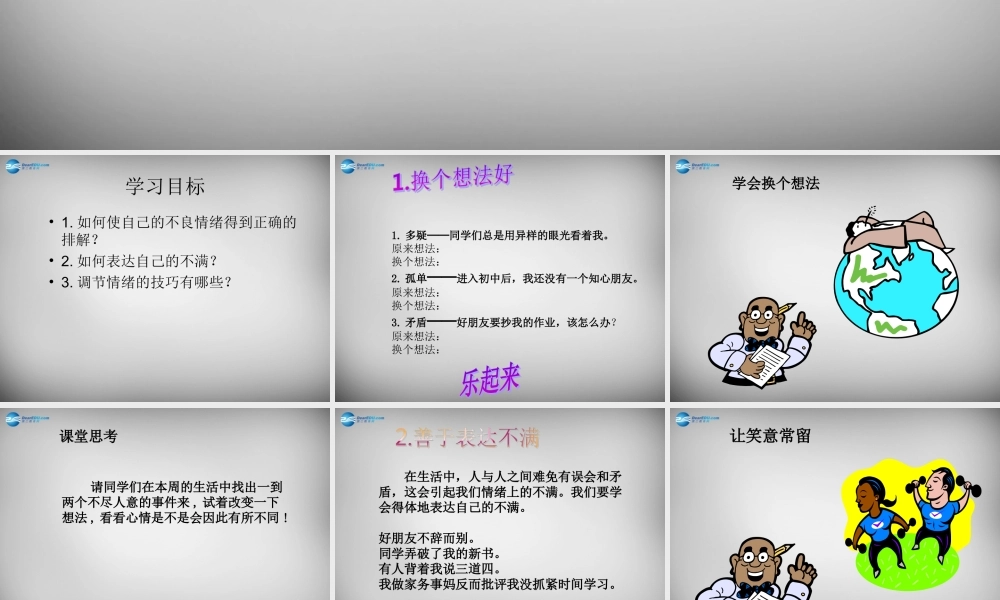 七年级政治下册 19.2 让我们快乐起来课件 苏教版 课件