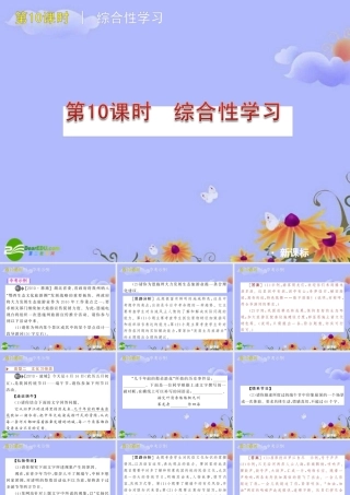 中考语文复习方案 (综合性学习)课件 人教新课标版 课件