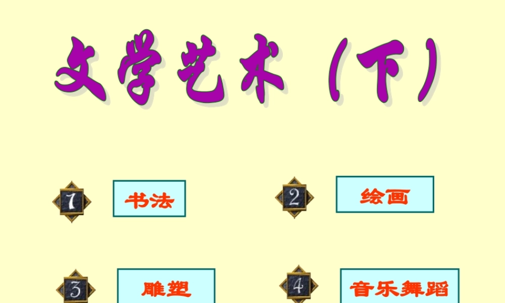 七年级历史下册 4.学艺术(下))课件 华东师大版 课件