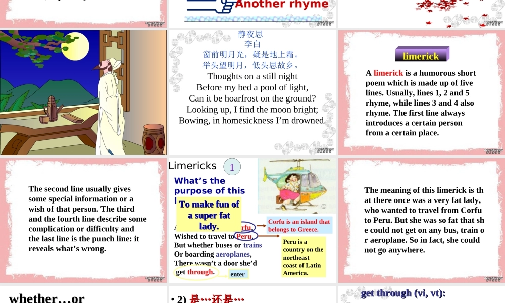 unit 4 Warming-up, Listening and Speaking 新课标 人教版 课件